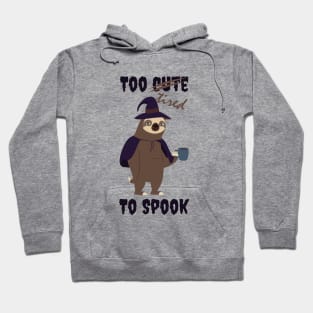 Halloween Sloth witch Hoodie